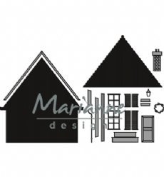 Marianne Design mallen CR1437 Build a house