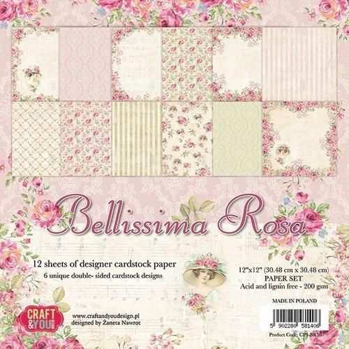 Craft&You Scrapblok CPS-BR30 Bellisima Rosa