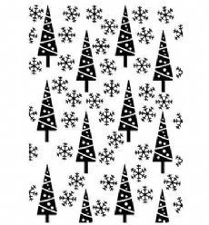 Nellies Choice embosfolder Christmas Background