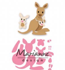 Marianne Design mallen COL1446 Elines Kangaroo en Baby