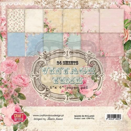 Craft&You Paperpad CPB-VT15 Vintage Time