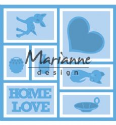 Marianne Design mallen LR0568 Layout