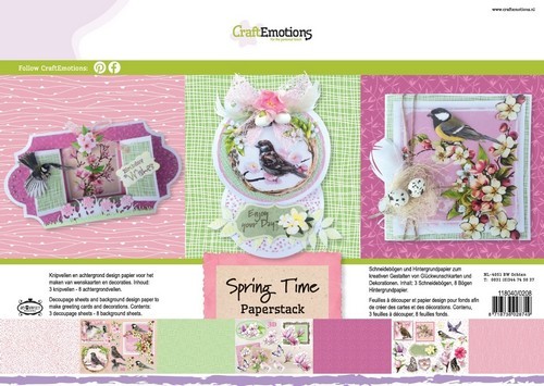 CraftEmotions Paperstack 0208 Spring Time