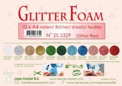 Leane Creatief foam 25.5329 Glitter Red
