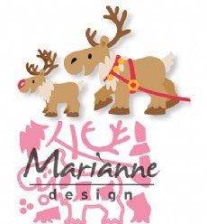 Marianne Design mallen COL1461 Eline's Reindeer