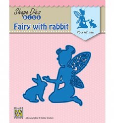 Nellies Choice mallen SDB071 Fairy with Rabbit