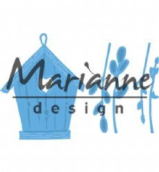 Marianne Design mallen LR0515 Willowcats Birdhouse