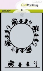 CraftEmotions Mask stencil 0119 Circle Cars