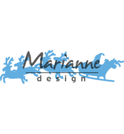 Marianne Design mallen LR0495 Santa is Coming