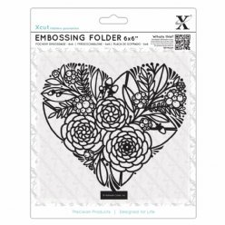 Xcut Embosfolder 515210 Floral Heart