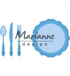 Marianne Design mallen LR0566 Dinner set