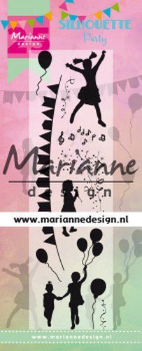 Marianne Design stempels CS1038 Silhouette Party