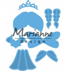Marianne Design mallen LR0529 Princess