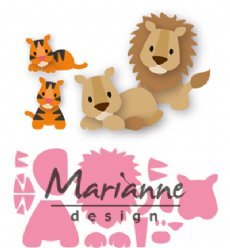 Marianne Design mallen COL1455 Leeuw