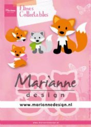Marianne Design mallen COL1474 Eline's Cute Fox Vos