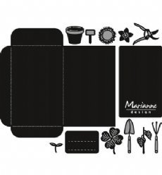 Marianne Design mallen CR1395 Seedpocket | Garden