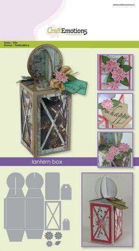 CraftEmotions mallen 1505 Lantaarn boxkaart