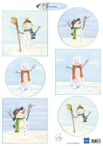 Marianne Design Knipvel Tiny's Snowmen