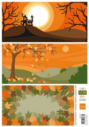 Marianne Design Knipvel Autumn Backgrounds