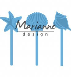 Marianne Design mallen LR0602 Sea Shell Pins