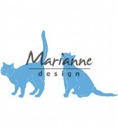 Marianne Design mallen LR0591 Cats