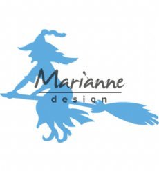 Marianne Design mallen LR0561 Witch on Broomst