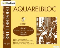 Schut Aquarelblok 1824 Glad 300 gr.