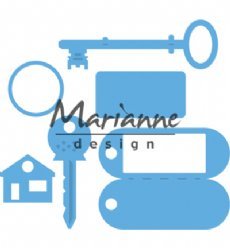 Marianne Design mallen LR0523 Key Rings