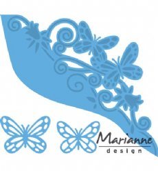 Marianne Design mallen LR0456 Butterfly Border