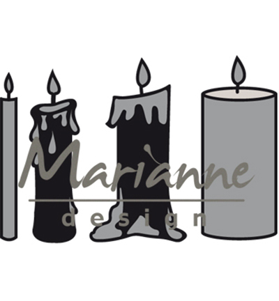 Marianne Design mallen CR1426 Candles Set