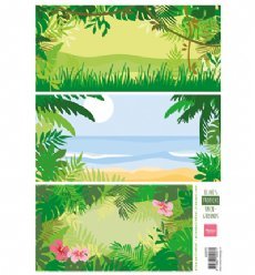 Marianne Design Knipvel Tropical Backgrounds