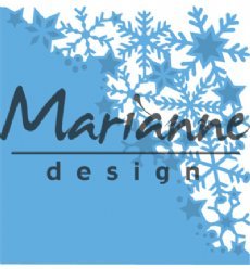 Marianne Design mallen LR0497 Snowflakes Corner