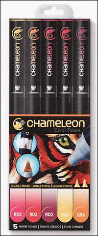 Chameleon CT0511 set 5-pen Warm Tones