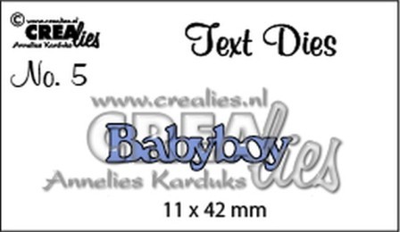 Crealies mallen CLTD05 Babyboy