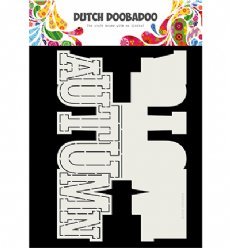 Dutch Doobadoo Card Art 3745 Autumn Text