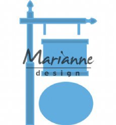 Marianne Design mallen LR0522 Sign Post