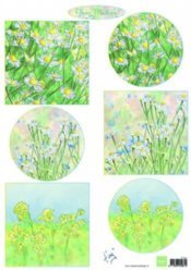 Marianne Design knipvel Flower Meadow 1