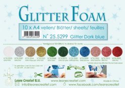 Leane Creatief foam 25.5299 Glitter Dark Blue