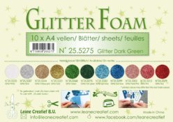 Leane Creatief foam 25.5275 Glitter Dark Green