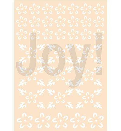 Joy!Crafts stencil 6002/0884 Bloemen Achtergrond