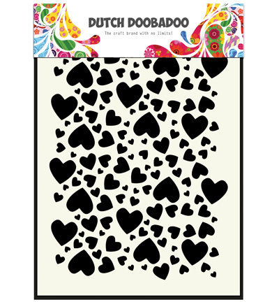 Dutch Doobadoo Mask Art 5038 Hearts, Hartjes