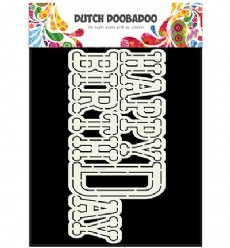 Dutch Doobadoo Card Art 3656 Happy Birthday