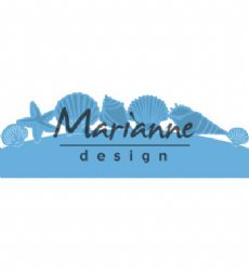 Marianne Design mallen LR0601 SeaShells Border