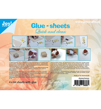Joy!Crafts Glue Sheets A4 4st.