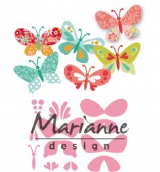 Marianne Design mallen COL1466 Eline's Butterflies