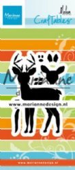 Marianne Design mallen CR1485 Deer by Marleen