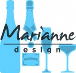 Marianne Design mallen LR0504 Champagne