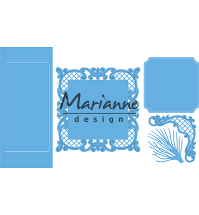 Marianne Design mallen LR0571 vouwmal -vierkan