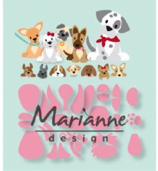 Marianne Design mallen COL1464 Eline's Puppy