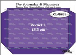 Crealies mallen CLJP651 Pocket L